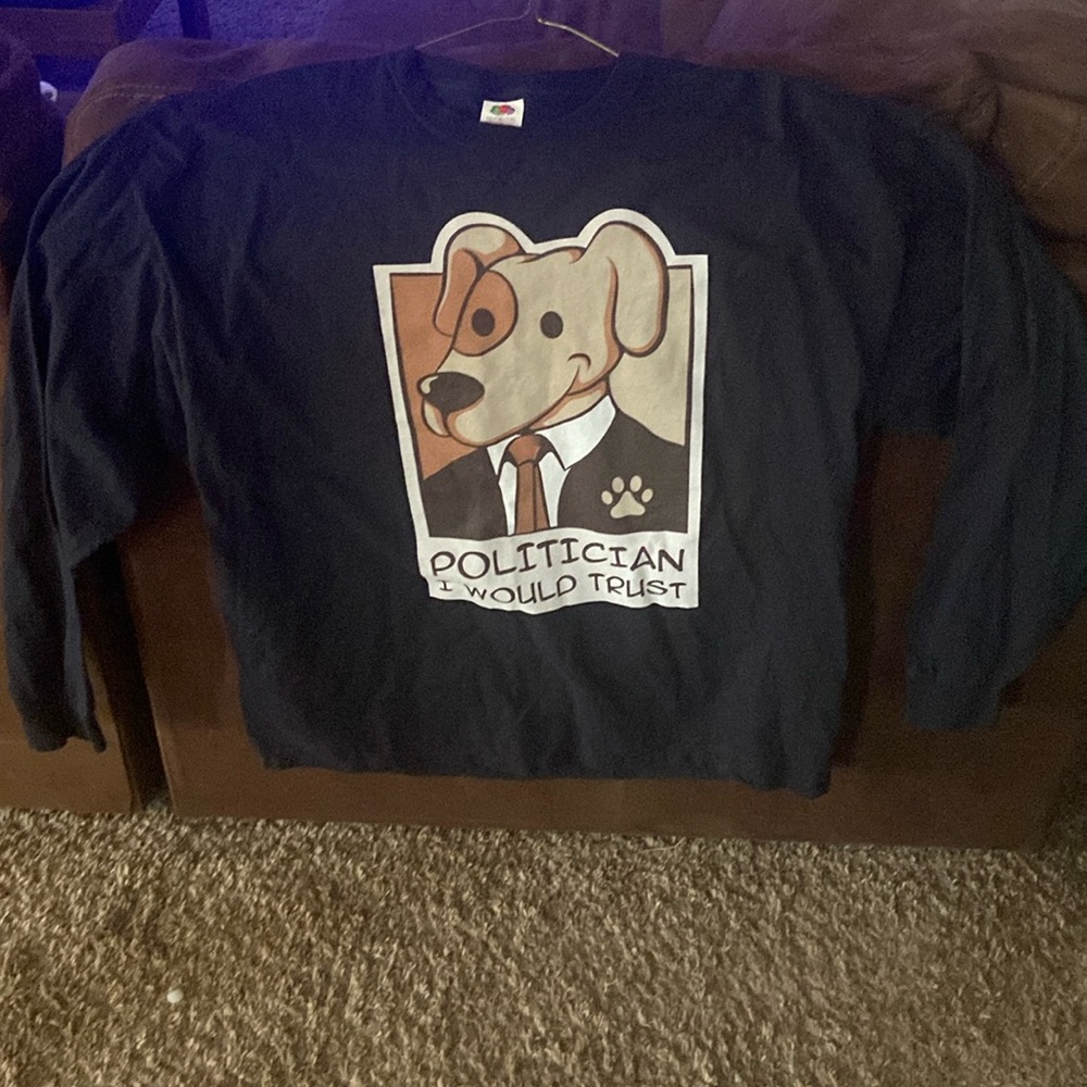 2 xl Long sleeve political t-shirt